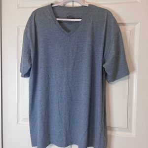 True Classic Heather Indigo V-Neck T-Shirt - Size XXL